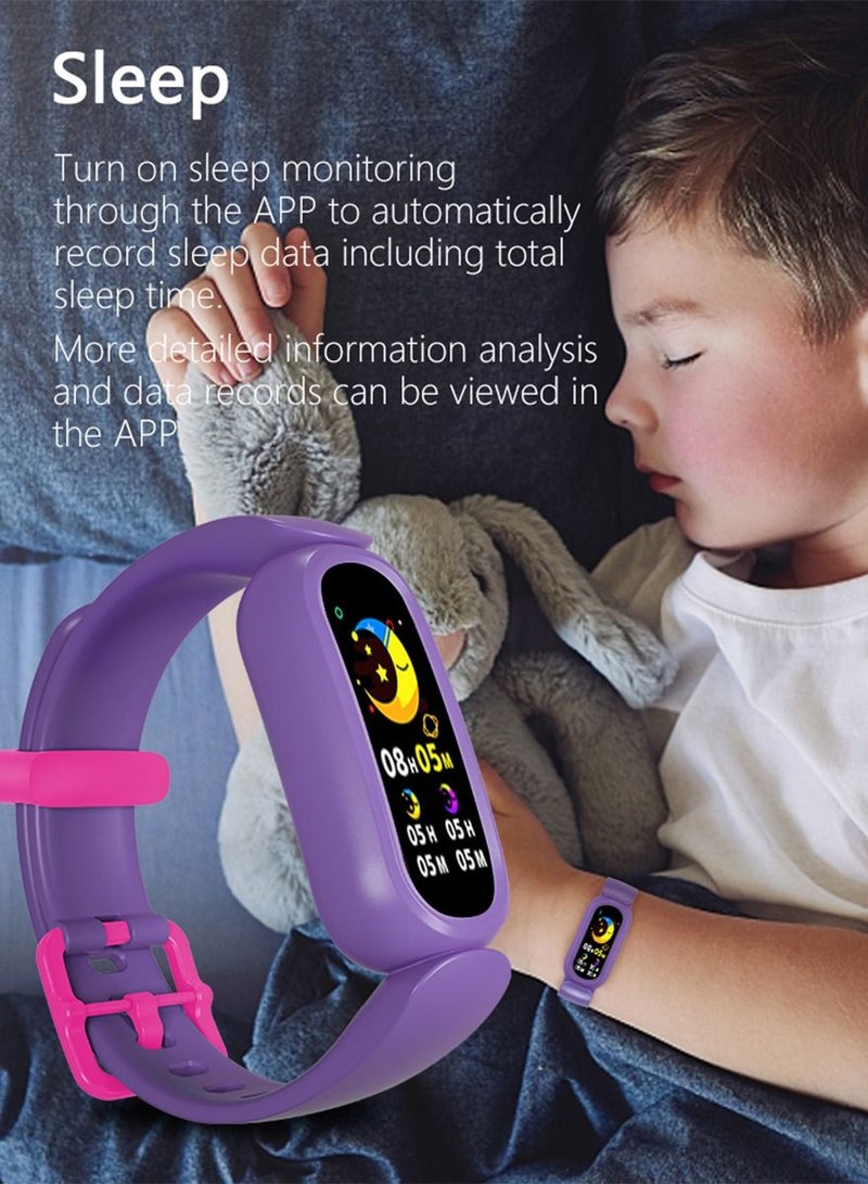 AROAQ Kids Watches T16 Smart Bracelet Children Clock Bluetooth Waterproof Multi-language Check Blood Pressure and Heart rate - Image 2