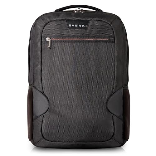 EVERKI Studio Slim Laptop Backpack for Men & Women, Lightweight & Softly Padded With Corner Protection, Trolley Handle, High Contrast Lining, Made of Recycled Materials (14 Liters Capacity) - Image 1