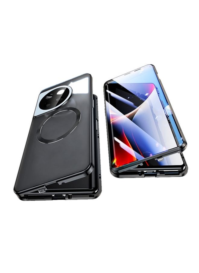 HuHa Case Cover For For OnePlus Ace 2 360 Full Body Magnetic MagSafe Phone Case(Black) 
