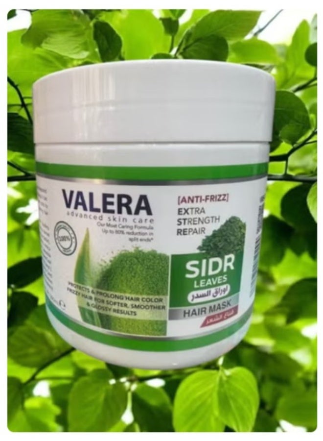 Valera Sidr Leaves Hair Mask for extra strength and hair repair 500ml - Image 1