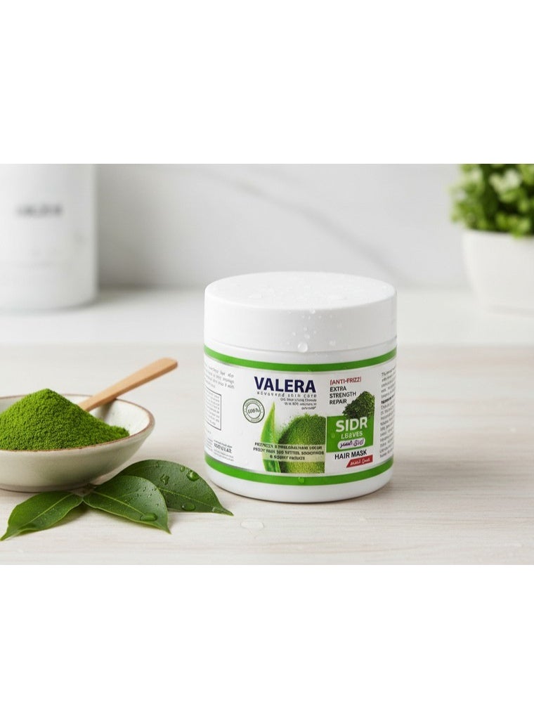 Valera Sidr Leaves Hair Mask for extra strength and hair repair 500ml - Image 2