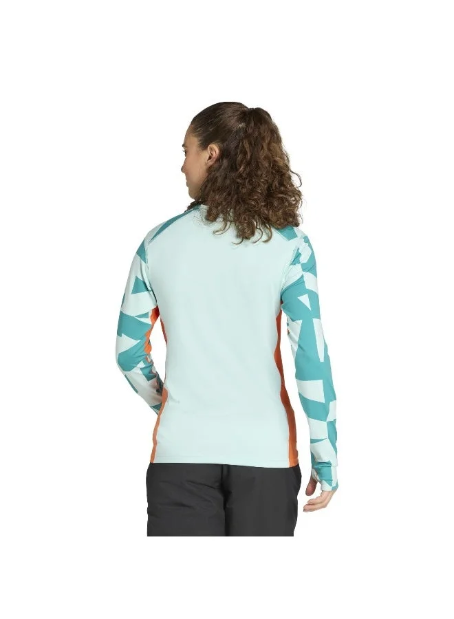 Adidas Turquoise Multi Synthetic Base Layer Long Sleeve for Women | Best Price UAE