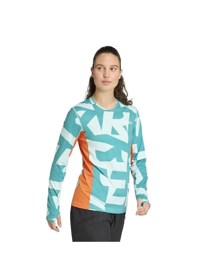 Adidas Turquoise Multi Synthetic Base Layer Long Sleeve for Women | Best Price UAE