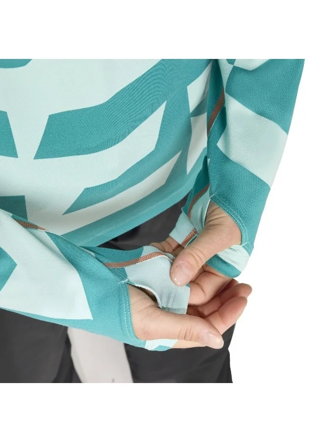 Adidas Turquoise Multi Synthetic Base Layer Long Sleeve for Women | Best Price UAE