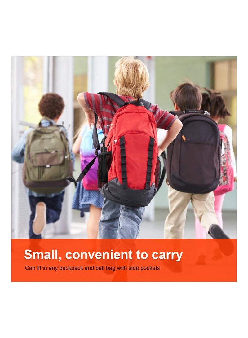 SOLARAE طقم مضخة كرات محمولة، مضخة بالون، مضخة كرة سلة، مضخة هواء مع 3 إبر، 1 فوهة وخرطوم تمديد لكرة القدم، كرة الطائرة، كرة الماء، الرجبي، تمارين رياضية، كرات السباحة، أدوات نفخ - Image 3