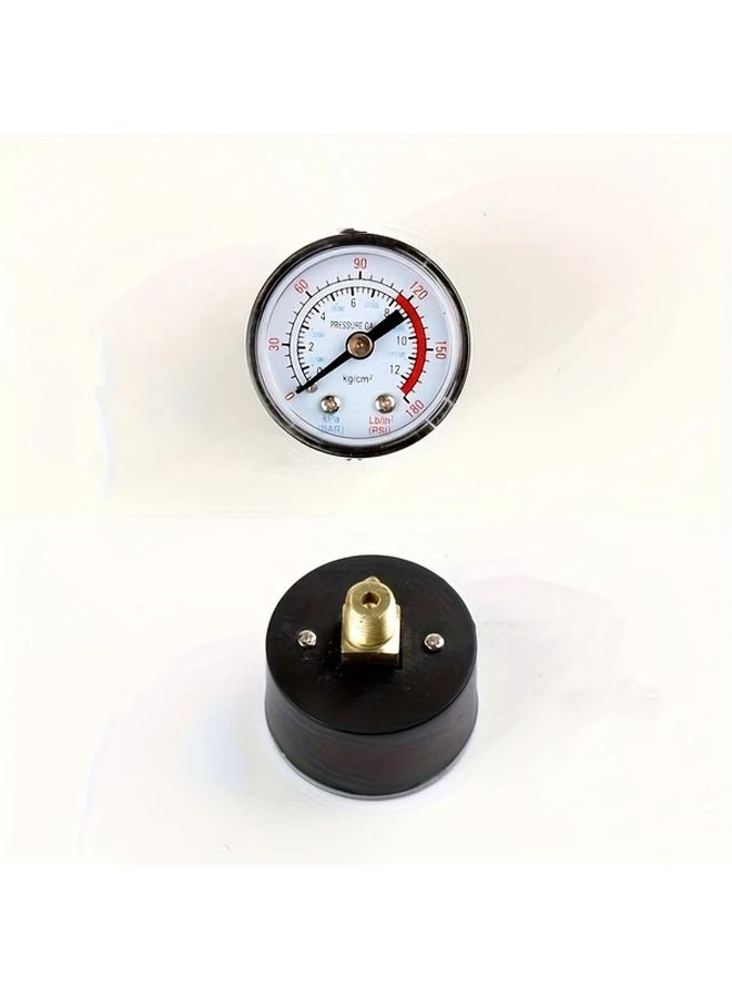 1 قطعة 0-180 رطل/بوصة مربعة مقياس ضغط الهواء الهيدروليكي من البلاستيك المتين للاستخدام الصناعي - Image 2
