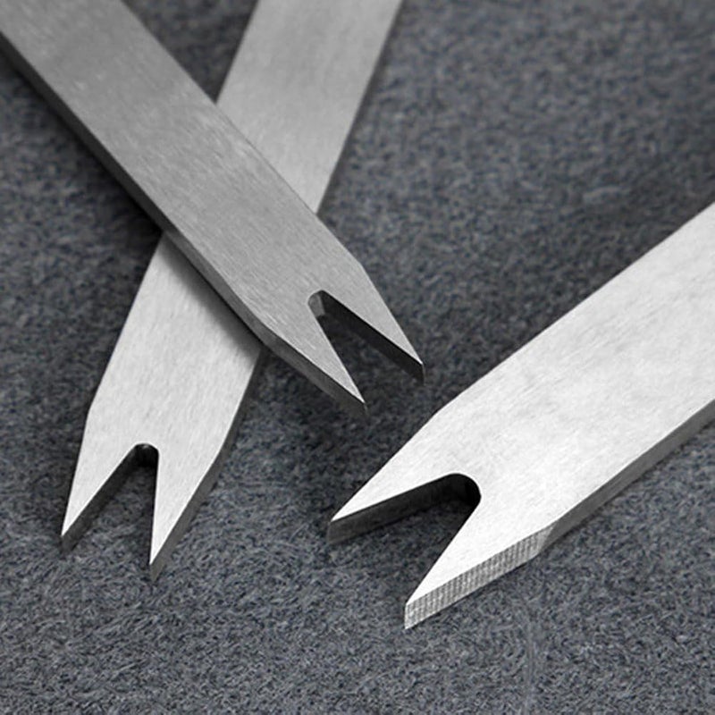 Leather Stitching Chisels 10MM 2 Prong Hole Punch Tool For DIY Craft - Image 4