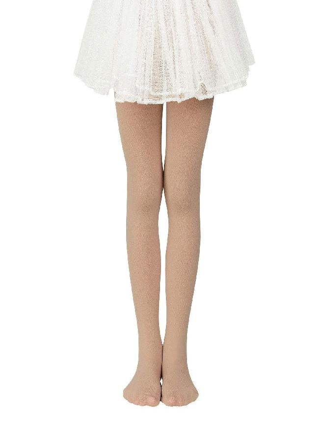 Zando Girls Ballet Tights for Girls 10-12 - Nude Dance Tights for Girl Size 10-12 Ultra Soft Elastic Ballet Footed Halloween Tight Girl for Daily School Christmas 9-14 Years - Image 3