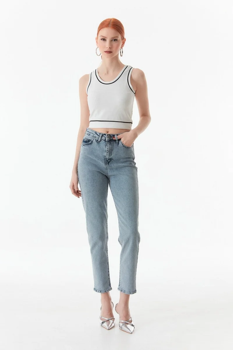 فولامودا Ribbed Elastic Crop Body
