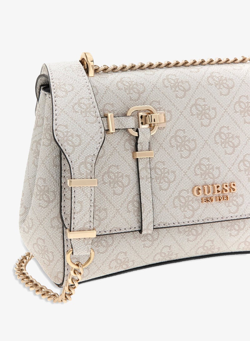 GUESS Leona Logo Convertible Crossbody Bag - Image 4
