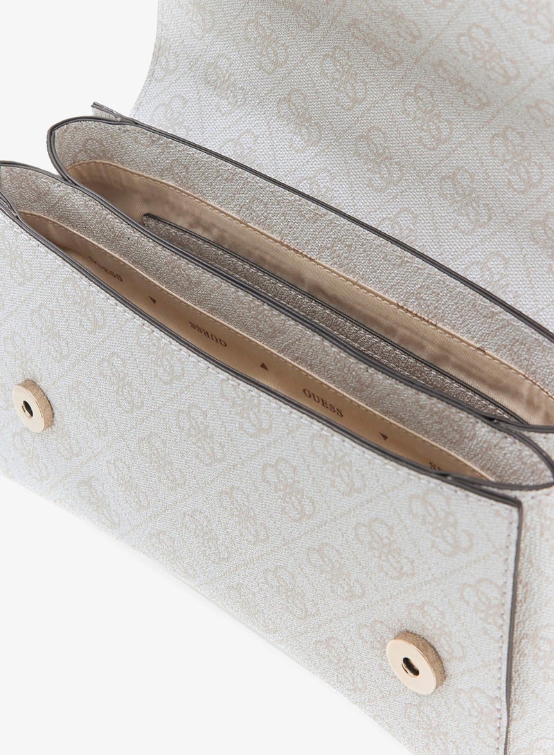 GUESS Leona Logo Convertible Crossbody Bag - Image 5