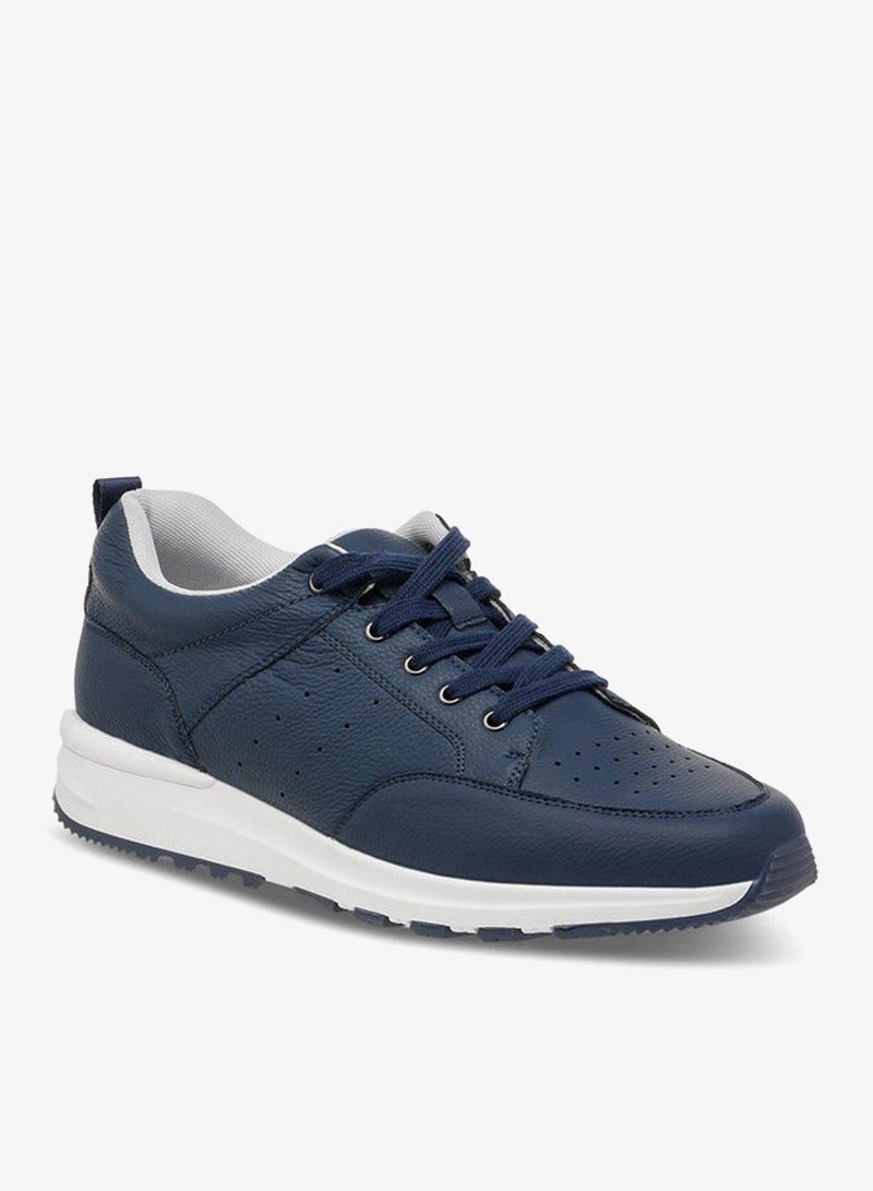 LBL by Shoexpress Men Perforated Sneakers with Lace-Up Closure - Image 1