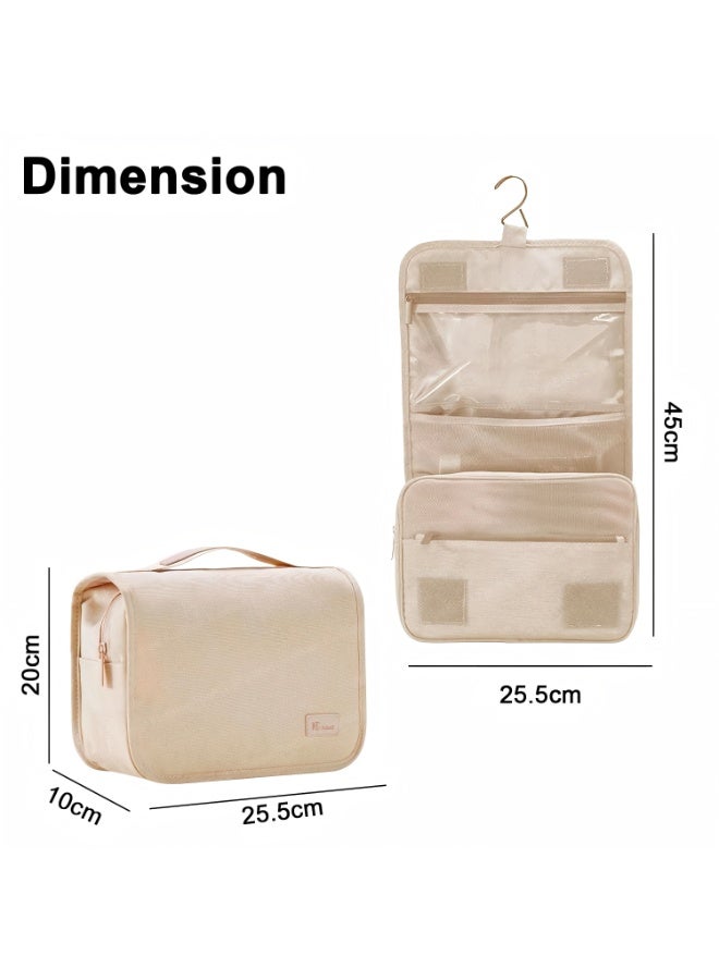 BABONA Waterproof Hanging Toiletry Kit Bag Extra Large Capacity Travel Organizer Bags for Men and Women Durable Waterproof Nylon Makeup Bag - Image 2