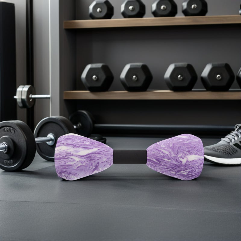 🏋️ أثقال مائية للتمارين الرياضية مقاومة للتدريب بمقبض مريح من إيفا لون بنفسجي - Image 2