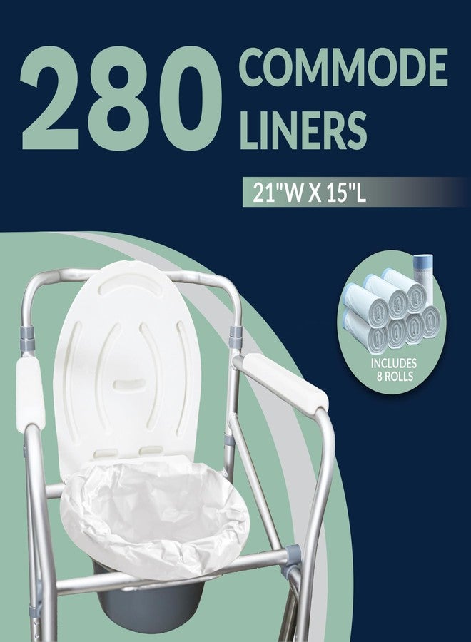 Reli. Commode Liners | Pack of 280 | Universal Fit | Bedside Commode Liners Disposable | Portable Toilet Bags - Image 2