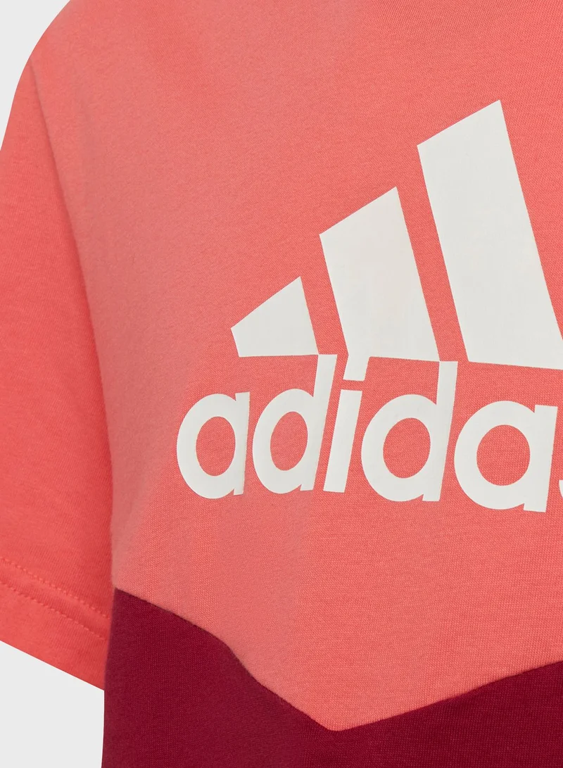 Adidas Youth Colorblock T-Shirt