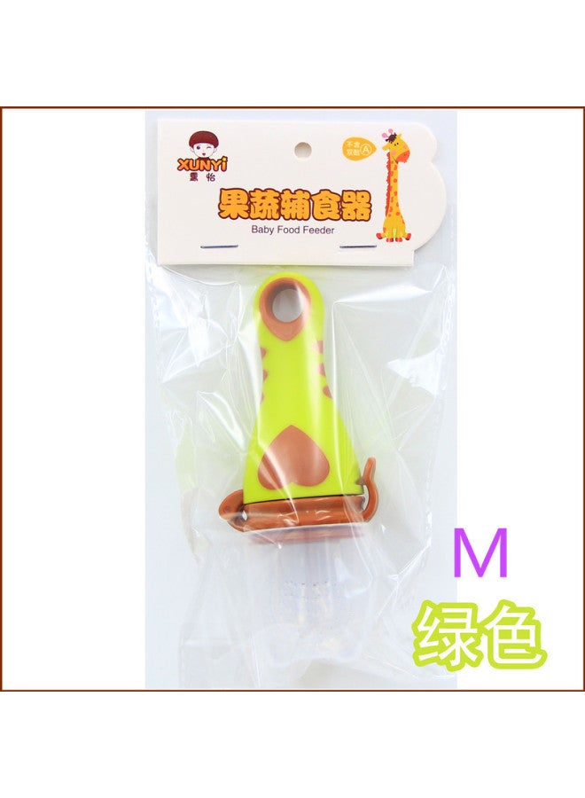 Manufacturer Baby Bite Fruit And Vegetable Fun Glue-coated Pacifier Bite Bag Baby Food Feeder Hanging Card