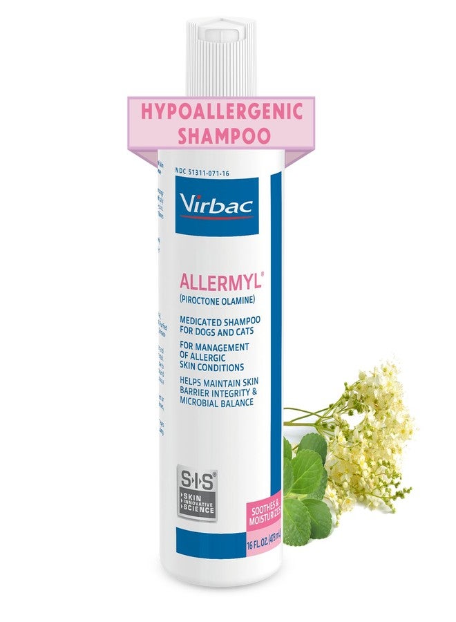 فيرباك شامبو أليرمييل بيروكتون أولامين الطبي للحيوانات الأليفة - شامبو مضاد للحساسية للكلاب والقطط، شامبو مهدئ ومرطب للكلاب المصابة بالحساسية (من إنتاج فيرباك) - Image 1