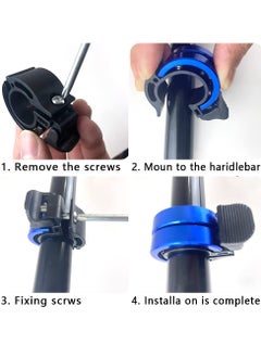 SYOSI Loud and Crisp Bike Ling Bell Clear Sound Cycling Horn Mountain Bells for Adult Kids Bikes Road Handlebars  - Image 5