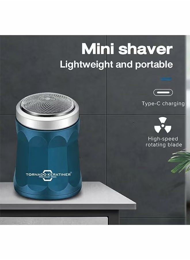Tornado Keratiner Mini Electric Shaver, 3D Floating Shaver Head, can Charge, Portable Shaver,Travel Razor, Suitable for Office  - Image 3