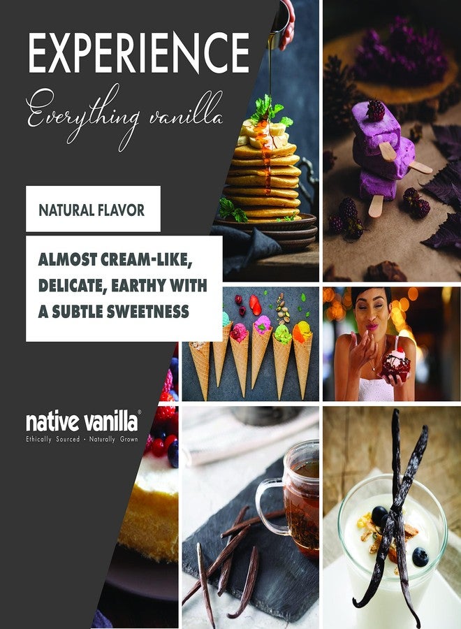 Native Vanilla 50 Organic Madagascar Vanilla Beans - Whole Grade A Premium Bourbon Pods - For Making Extract & Baking - For Cooking, Desserts & More - 100% Vegan & Kosher - Non-GMO & Gluten-Free - Native Vanilla - Image 2