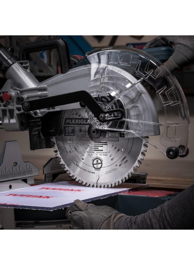 freud شفرة بلاستيكية من فريد - مثالية للبليكسي جلاس، الأكريليك، البولي كربونات، اللامينيت، لوح الشيبورد، البلاستيك - قطر 10 بوصات، 80 سنًا - LU94M010 - Image 4