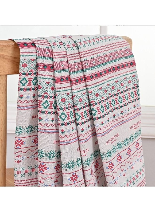 كيلا الستائر الحاجبة للضوء ذات الطراز الرعوي الحديث البسيط - خطوط وردية/زهرية - لغرف المعيشة والمنام مقاس 140x260 سم - Image 5