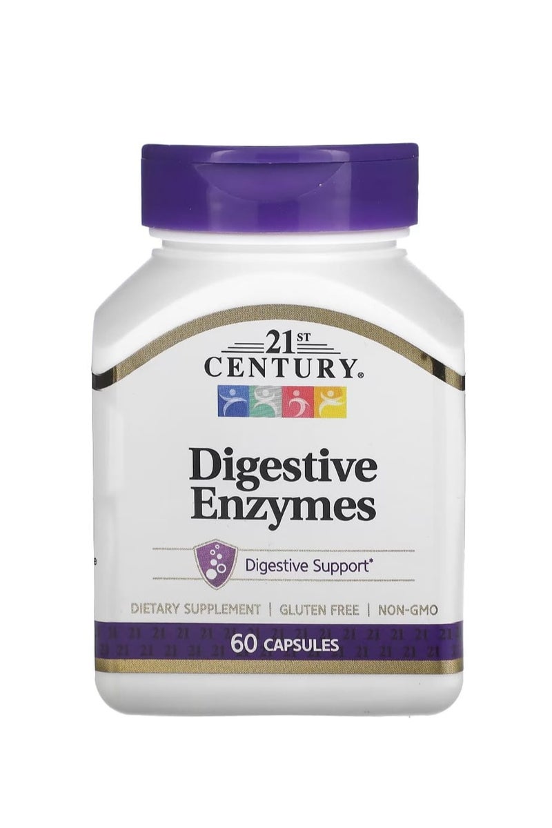 21st Century Digestive Enzymes 60 Capsules - Image 1