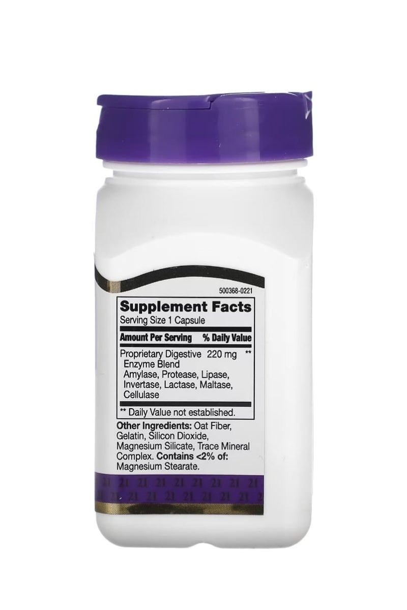 21st Century Digestive Enzymes 60 Capsules - Image 2