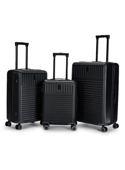 LIMRA Travel bags hard Luggage set 3 pieces size 28/24/20 inch black