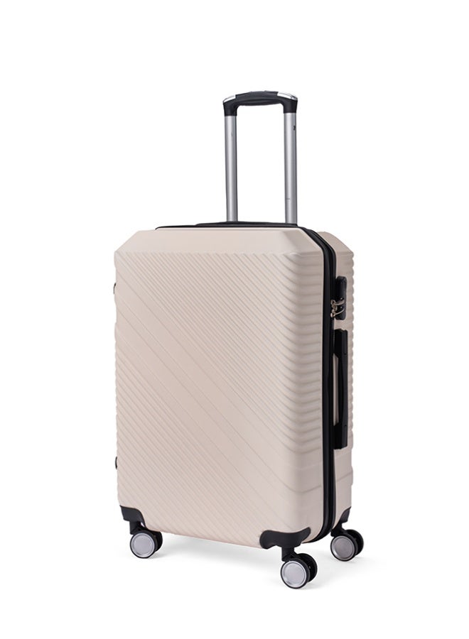 LIMRA Travel bags hard Luggage set 3 pieces size 28/24/20 inch beige - Image 2