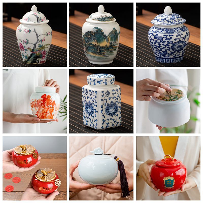 علبة شاي سيراميك 650 مل - Image 2
