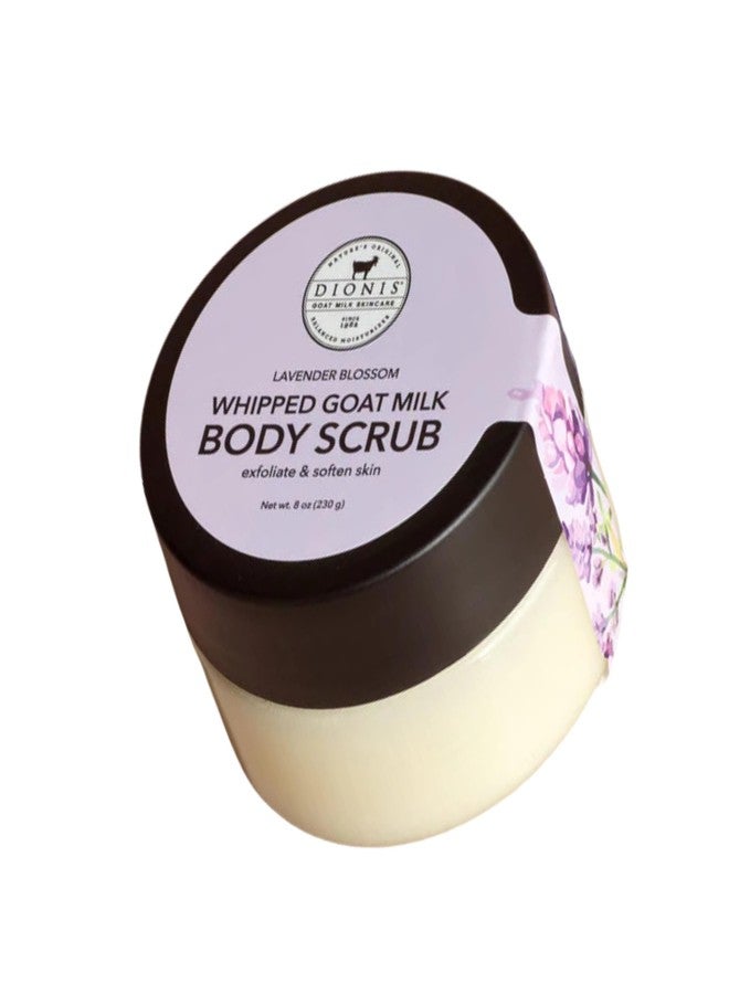 Dionis - Goat Milk Skincare Scented Whipped Body Scrubs - Intensely Hydrating Exfoliating Wash for Softer, Smoother Skin, Made in the USA - Cruelty Free and Paraben Free, Lavender Blossom, 8oz - Image 1