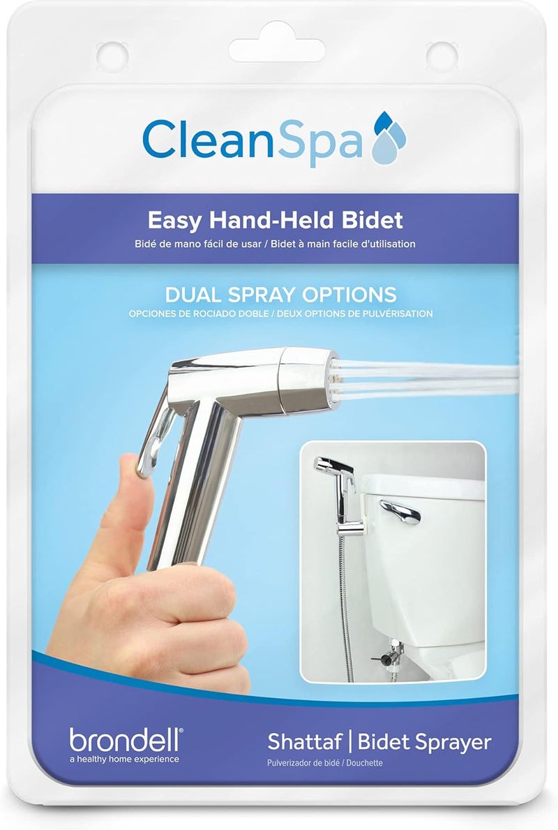 Brondell CSE37 Easy Hand Held Bidet Sprayer with Dual Spray Adjustments in Chrome - Image 1