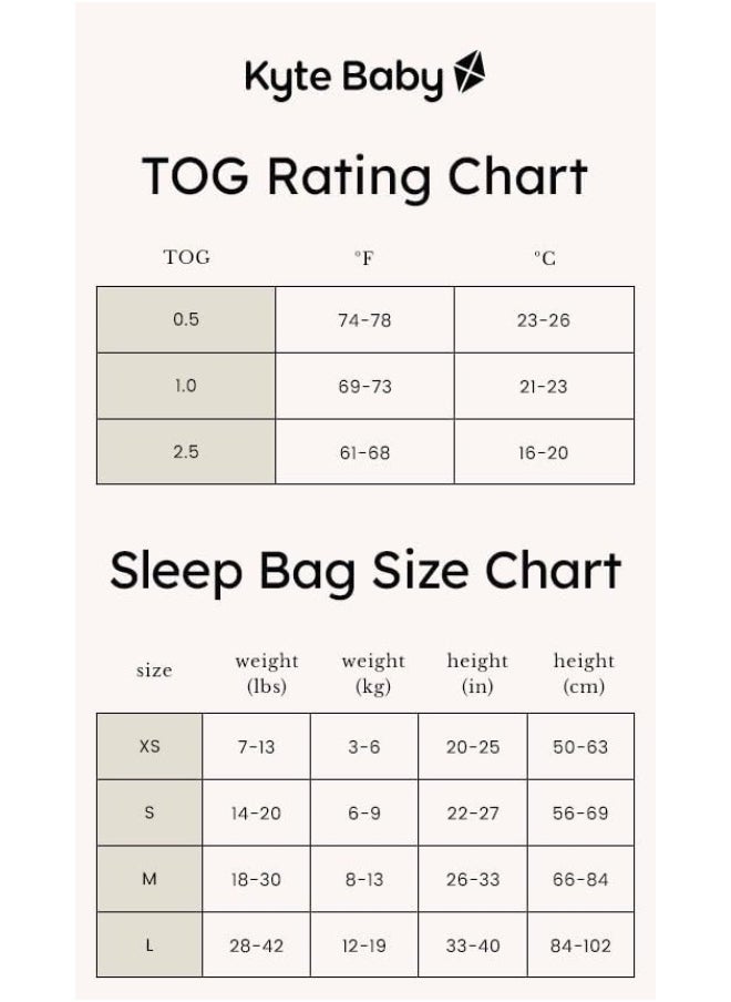 KYTE BABY KYTE BABY Unisex Sleep Bag for Babies and Toddlers, 0.5 Tog, 97% Rayon made from Bamboo, 3% Spandex  - Image 5