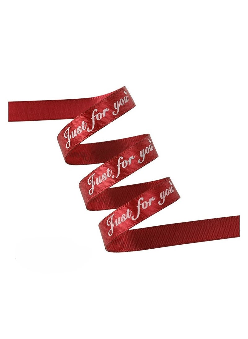 Floral ribbon Flower packaging English ribbon 1CM*33M - Image 1