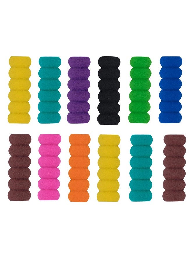 SnowTing - 20Pcs Soft Foam Pencil Grips Diamond Painting Drill Pen Grips For Kids Students Children Senior School Preschoolers Adults Soft Cushion Foams For Drawing Writing 1.5Inch Long Assorted Colors - Image 1