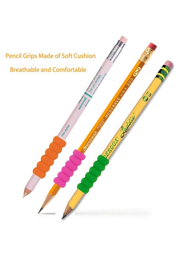 SnowTing - 20Pcs Soft Foam Pencil Grips Diamond Painting Drill Pen Grips For Kids Students Children Senior School Preschoolers Adults Soft Cushion Foams For Drawing Writing 1.5Inch Long Assorted Colors - Image 1