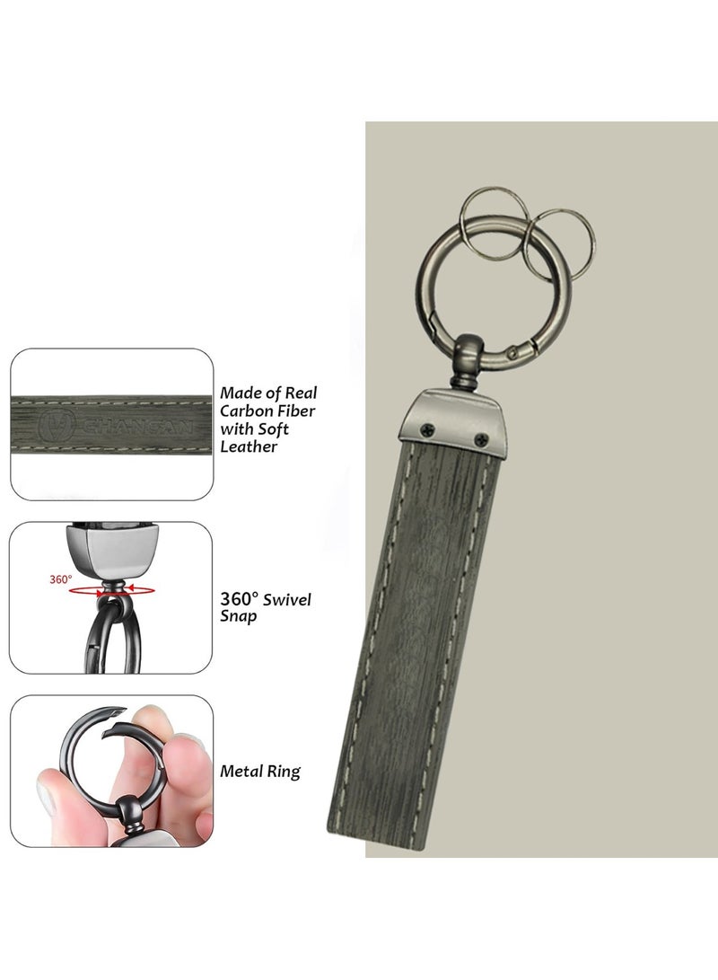 فورد سلسلة مفاتيح سيارة-فورد، سلسلة مفاتيح بحلقة معدنية مع حزام جلدي، سلسلة مفاتيح منزلية، - Image 5