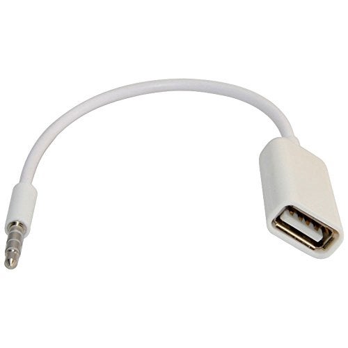 Blacell 3.5mm Male AUX Audio Plug Jack to USB 2.0 Female Converter Cable Cord EN - Image 5