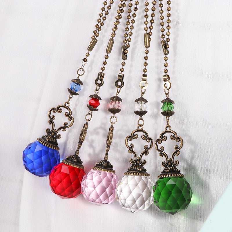 4 Pcs Crystal Fan Pull Light Accessory - Image 5