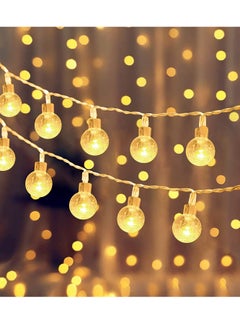 Generic Globe String Lights Battery Operated Outdoor Lights with Remote Timer 20FT 40 LED Fairy Lights Indoor Outdoor Waterproof Hanging Lights for Patio Gazebo Balcony Garden Bedroom Décor  - Image 1