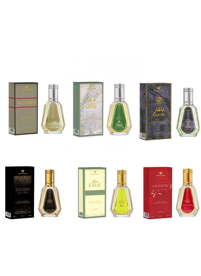 Al Rehab Perfume Set 50 ml 6 Pieces