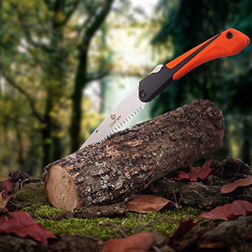 coher Folding Hand Saw for Tree Pruning, Camping, Gardening, Hunting. Cutting Wood, PVC, Bone with Ergonomic Handle Design - Image 5