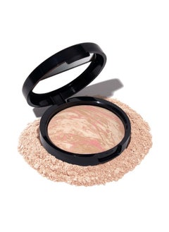 LAURA GELLER NEW YORK Award-Winning Baked Balance-N-Brighten Color Correcting Powder Foundation - Porcelain - Buildable Light To Medium Coverage - Demi-Matte Natural Finish  - Image 1