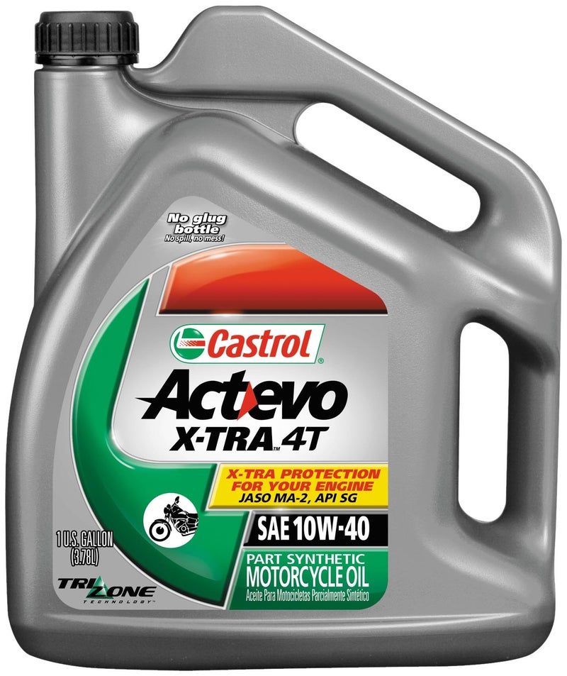 Castrol 10W40 Actevo X-tra 4T Motorcycle Oil - 1 Gallon 3166 (packagin may vary) - Image 4