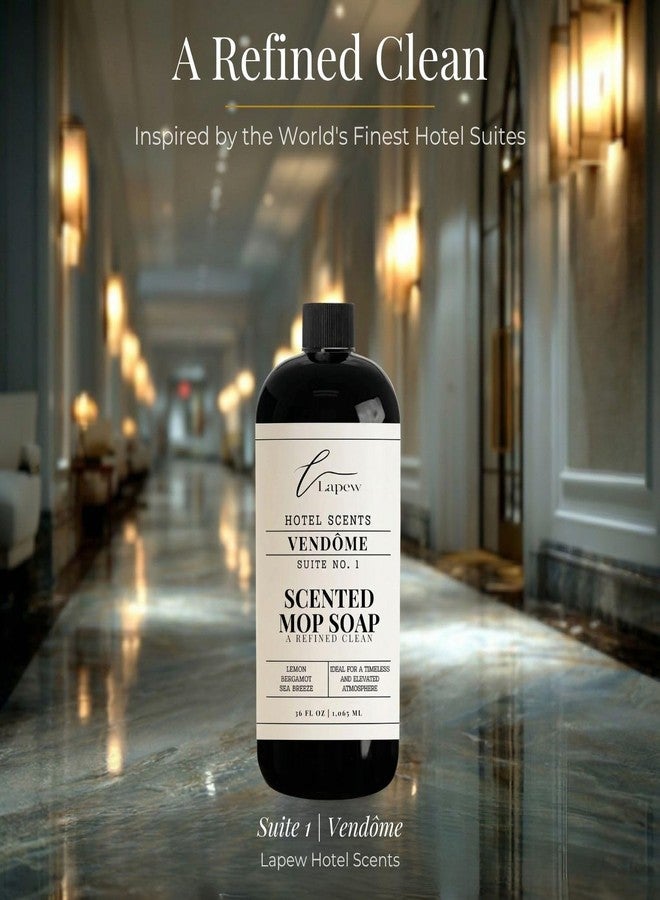 Lapew Hotel Scents Luxury Mop Soap | Vendôme Suite 1 | Inspired by the Ritz-Carlton | Hotel Scented Floor Cleaner | 36 fl oz - Image 2
