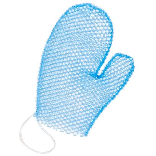 Supracor Spa Bath Mitt Body Exfoliator Face Scrub Sponge, Blue - Image 3