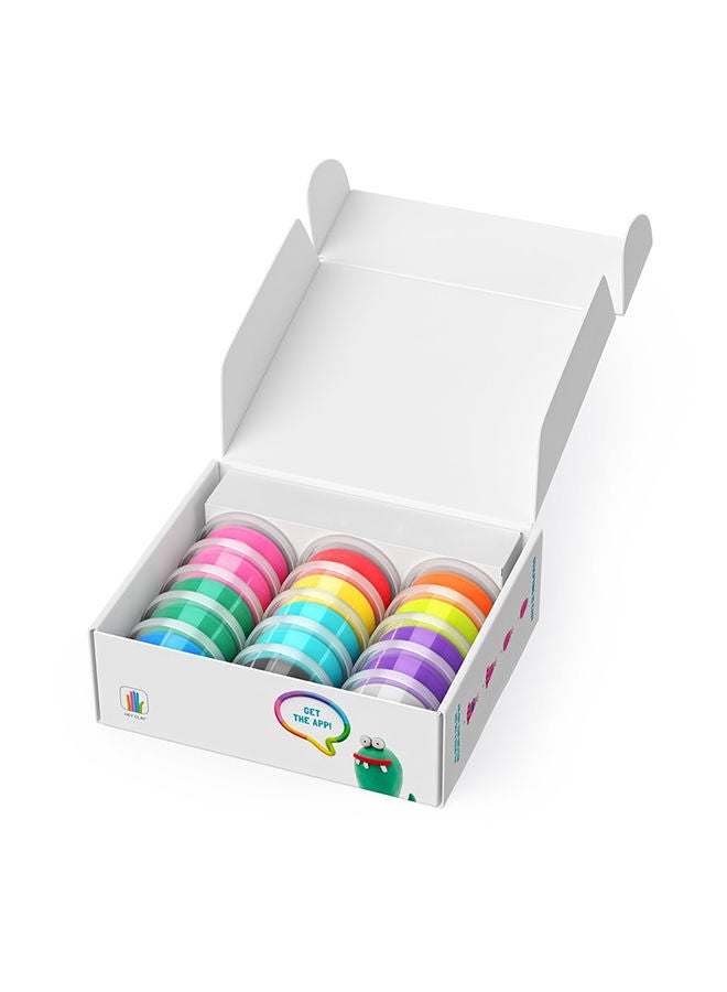 HEY CLAY Monsters Set-Colourful Modeling Kids-Air Dry Clay Kit 15 Cans And Sculpting Tools - Image 5