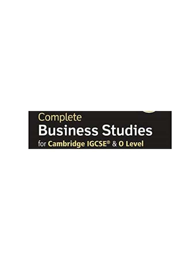 Cie Complete Igcse Business Studies 2nd Edition Bo: With Website Link  - Image 2